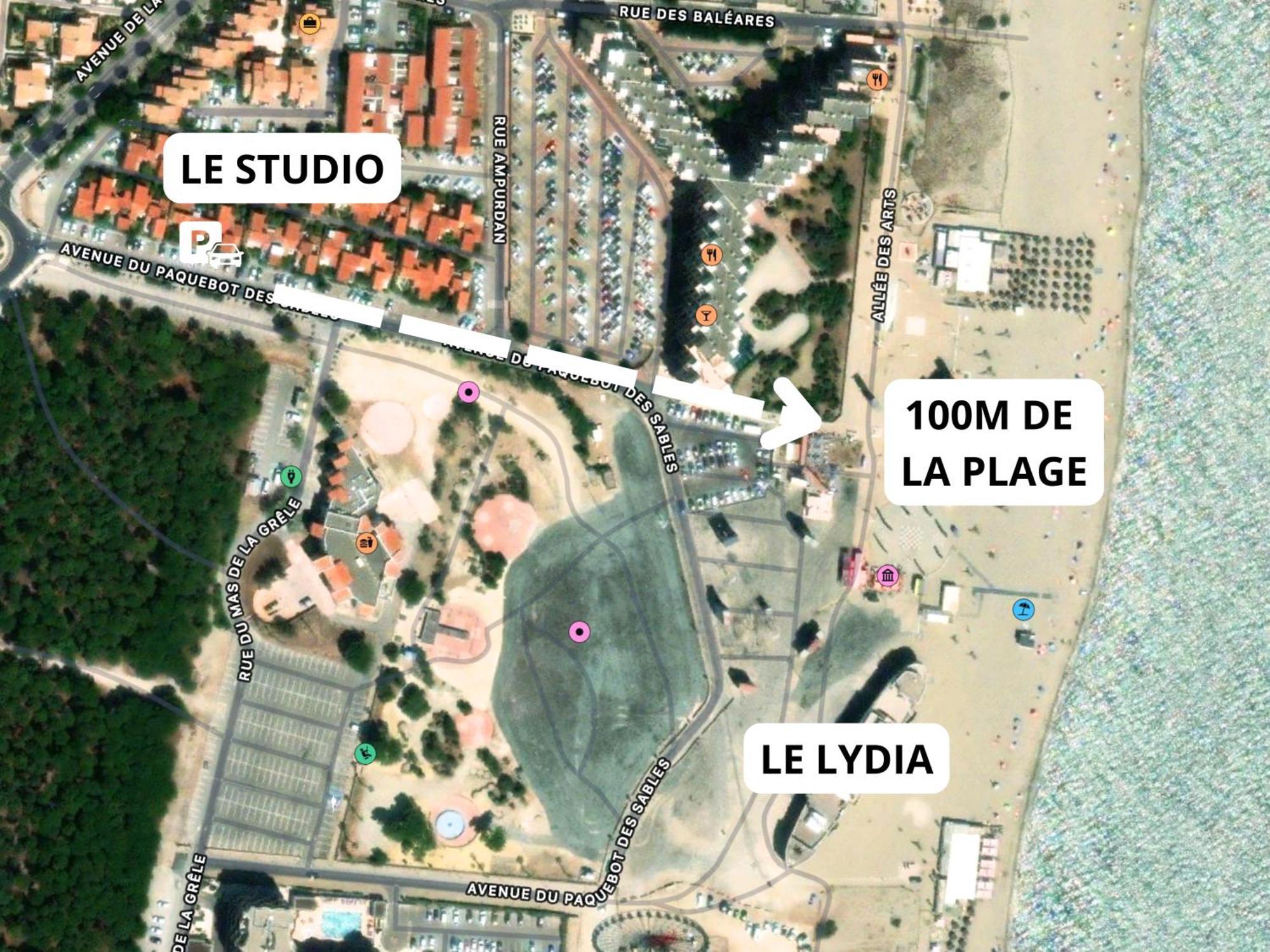 Appartement A 100M De La Plage - Terrasse & Parking Prive Le Barcarès エクステリア 写真